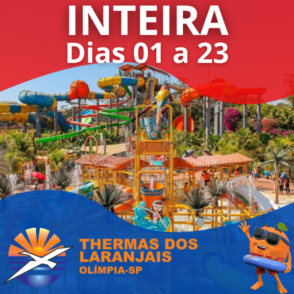 Thermas dos Laranjais - Inteira - Dezembro 01 a 23